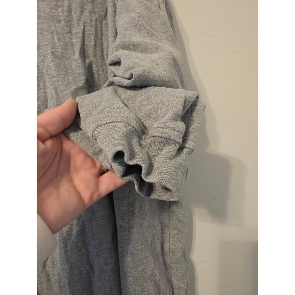 Murano Men’s Gray Long Sleeve Polo Shirt XXL 100% Cotton Casual Classic Fit - Picture 4 of 4